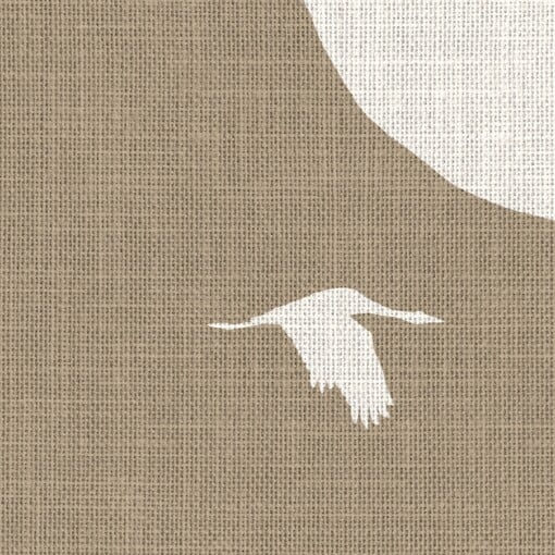 Japandi Wanddecoratie – Set van 3 Posters met Kraanvogels, Zon & Bloese