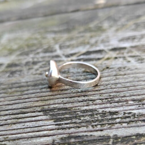 Rough Enough collection, unieke zilveren ring