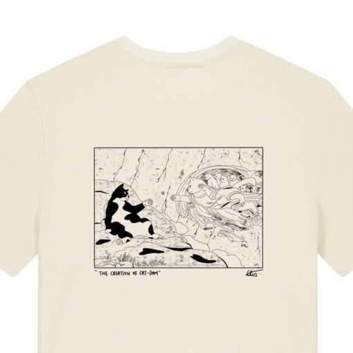 "Creation of Catdam" - Unisex short sleeve T-shirt