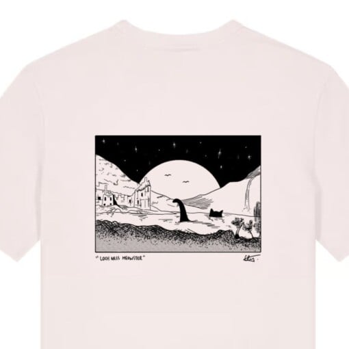 "Loch ness meowster" - Unisex short sleeve T-shirt