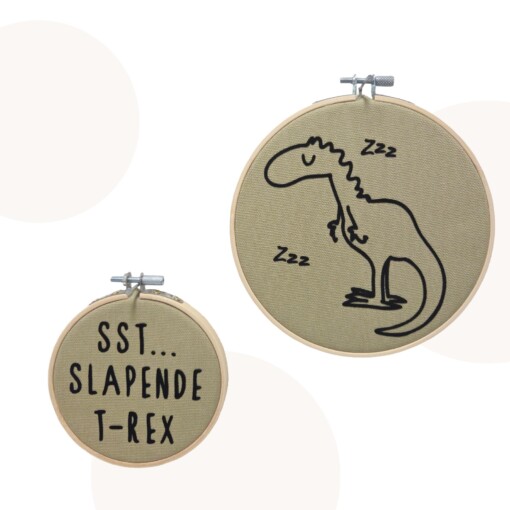 Handgemaakte Decoratie-/ Cadeauset Xavi de T-Rex | Dinokamer decoratie