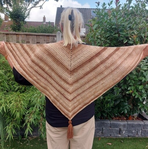 Omslagdoek 'Cappuccino'