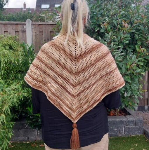 Omslagdoek 'Cappuccino'