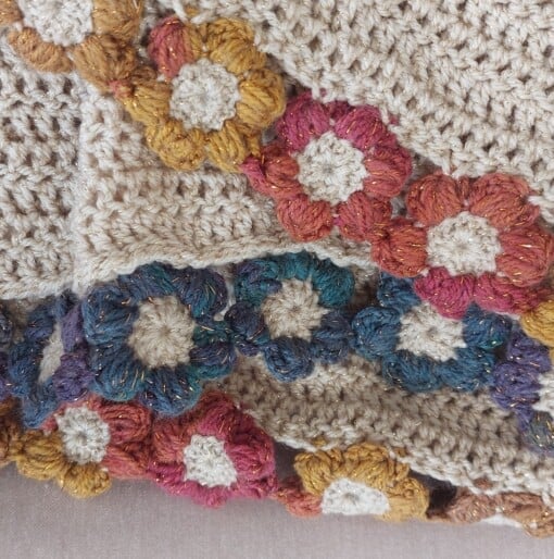 Omslagdoek 'Flower Festival'