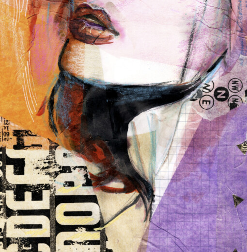 Urban Look2 -collage en mixed media-techniek