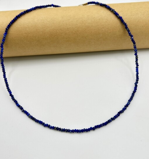 Lapis lazuli ketting zilver 925