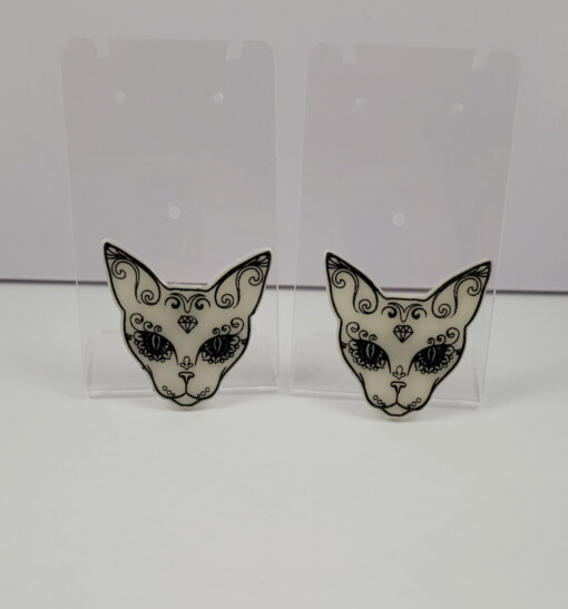 Suiker schedel kat magneet