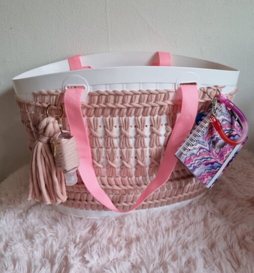 5 in 1 multi trendy boodschappentas geweven