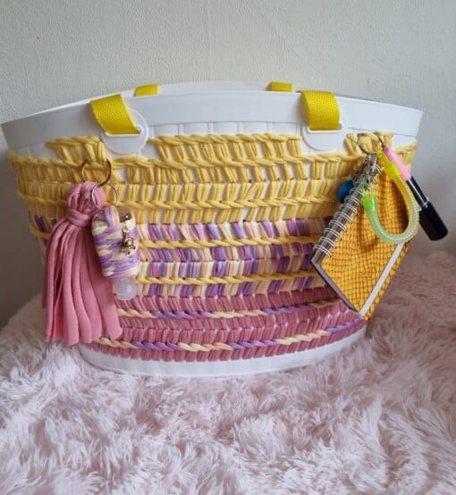 5 in 1 multi trendy boodschappentas geweven
