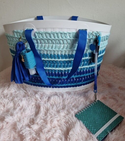 5 in 1 multi trendy boodschappentas geweven
