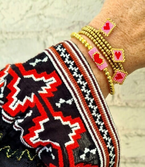 design love tube miyuki kralen armband