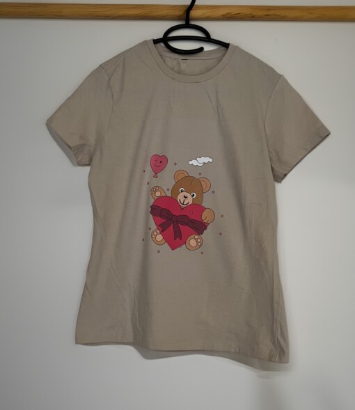 t-shirt met opdruk - beertje