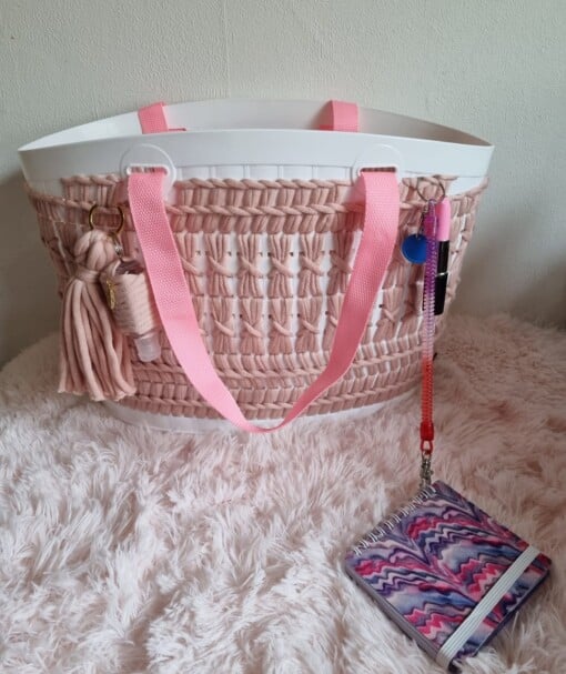 5 in 1 multi trendy boodschappentas geweven
