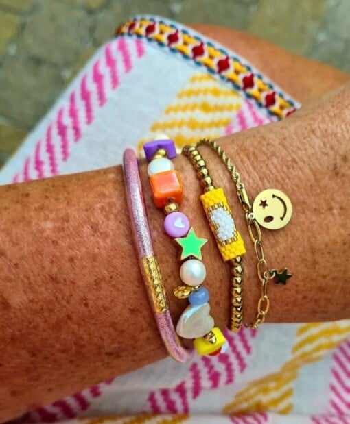 design love tube miyuki kralen armband