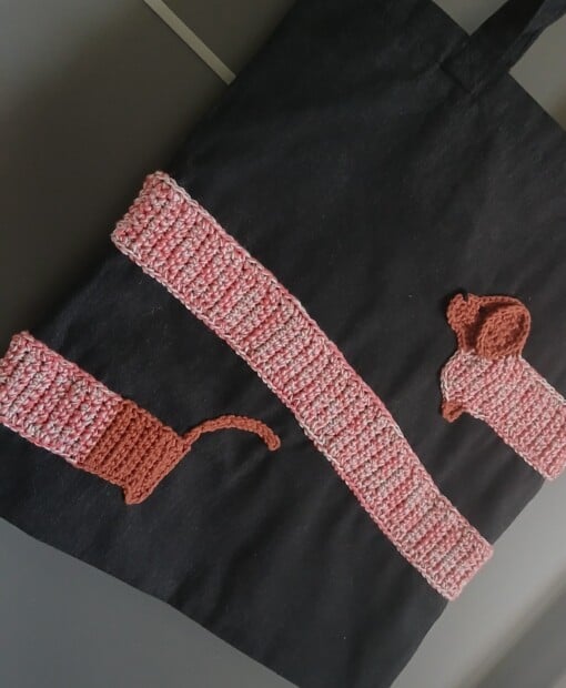 De Teckel Tote Bag, Katoenen Market Tas voor Hondenliefhebbers