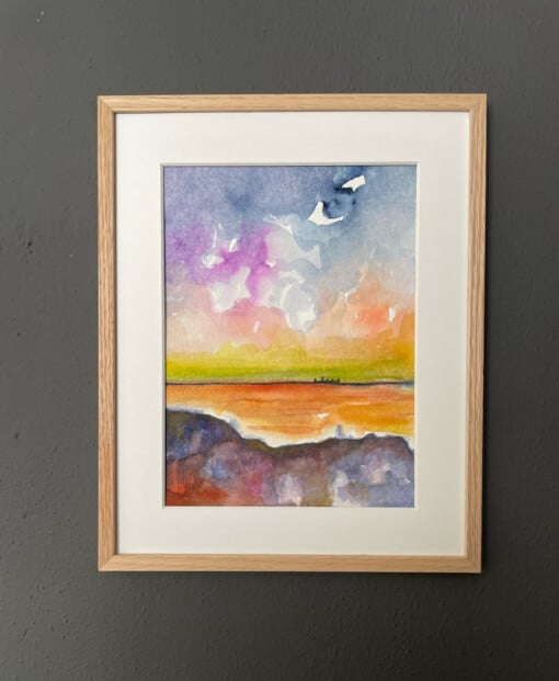 Aquarel landschap