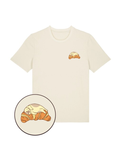 "Croissant bed" - Unisex short sleeve T-shirt