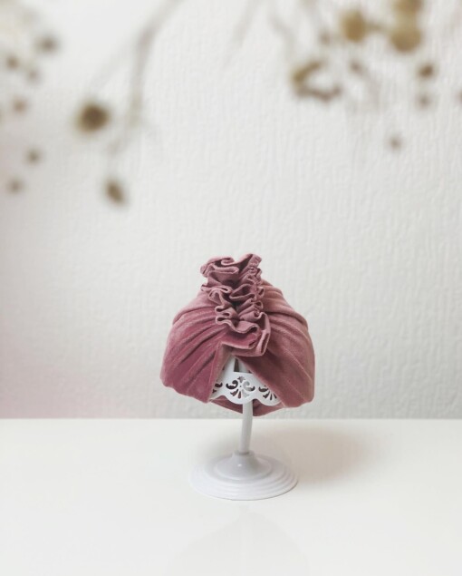Kids Tulband Ruffles Pink