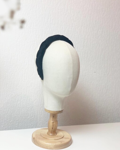 Hair Braid Medium - Black Glitter