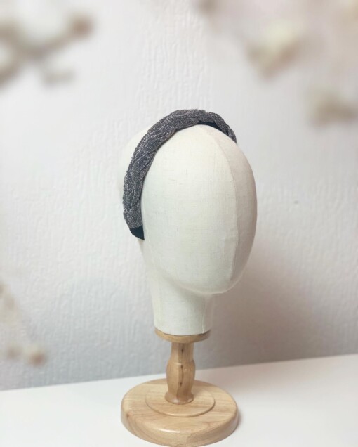 Hair Braid Medium - Silver Glitter