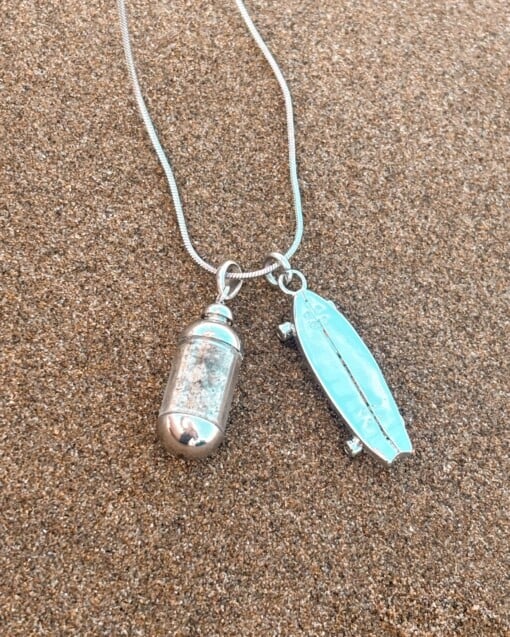 Laguna Beach Pendant Ketting Skategirl zilver