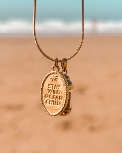 Laguna Beach Pendant ketting Skategirl goud