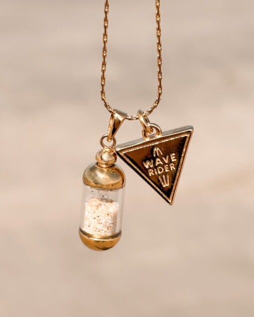 Laguna Beach Pendant ketting Wave Rider goud