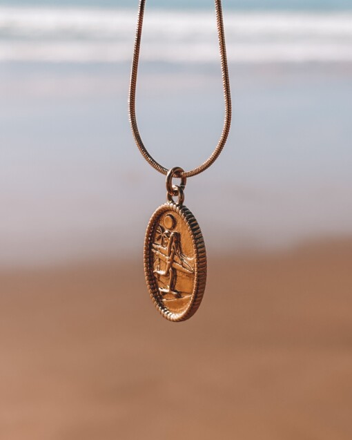 Oceaan Skategirl ketting goud