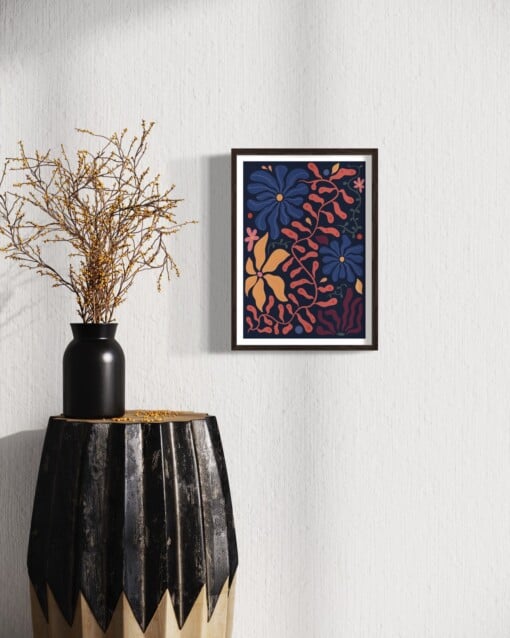 Floral Fantasy Fiesta Art Print