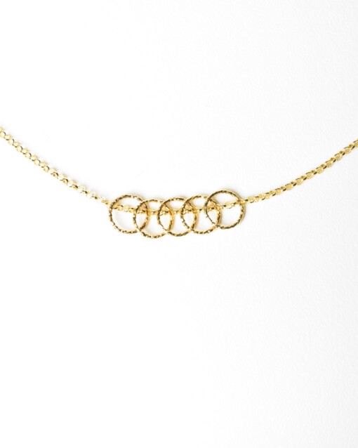 Halssnoer - LOUISE - verguld zilver