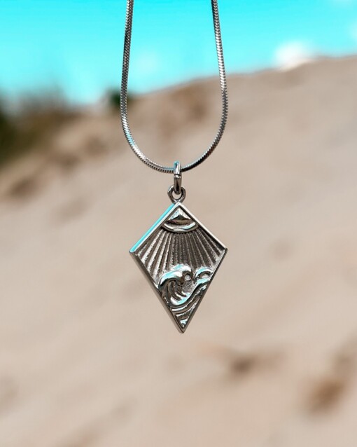 Oceaan Follow The Sun Ketting Zilver