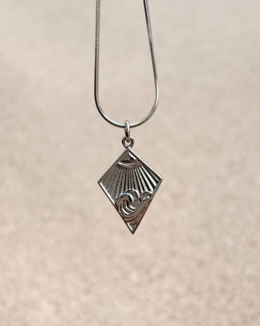 Oceaan Follow The Sun Ketting Zilver