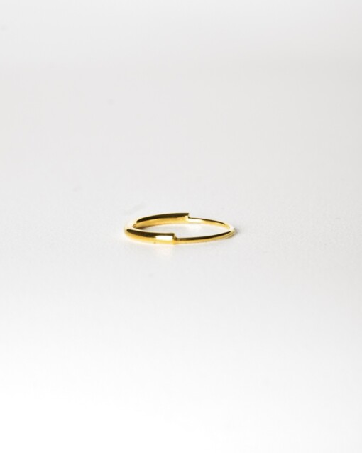 Ring - LISA - verguld zilver