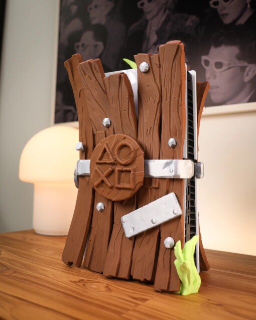 PS5 Wood Cover Slim Digital
