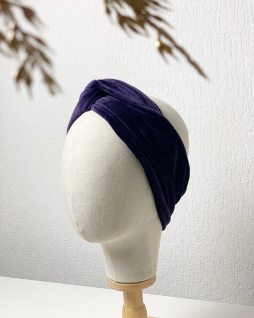 Hair bandeau ‘Purple rain’