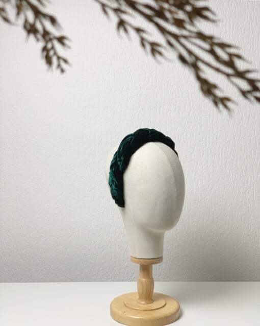 Hair braid ‘Dark Green’