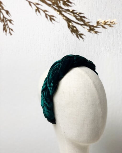 Hair braid ‘Dark Green’