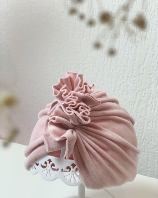 Kids Tulband Ruffles Light Pink