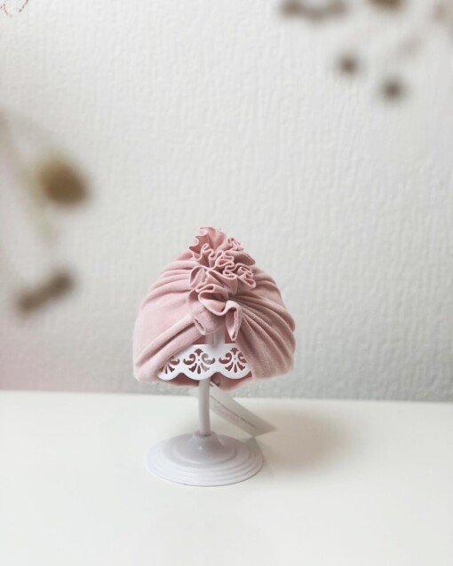 Kids Tulband Ruffles Light Pink