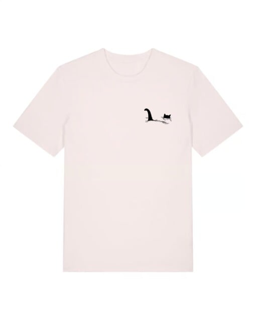 "Loch ness meowster" - Unisex short sleeve T-shirt