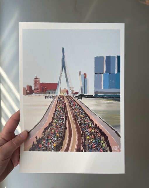 Rotterdam Marathon art print