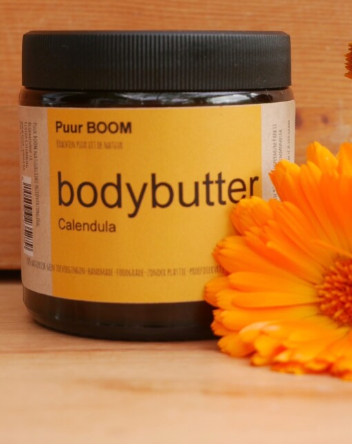 Handmade Bodybutter met werkzame kruiden- Calendula