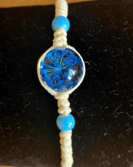 Koren blauw armband