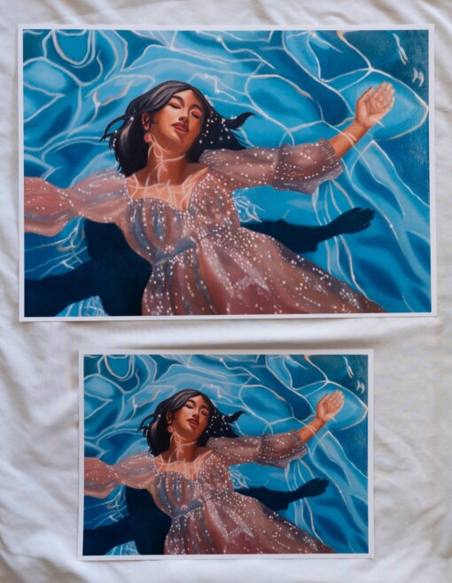 Print floating