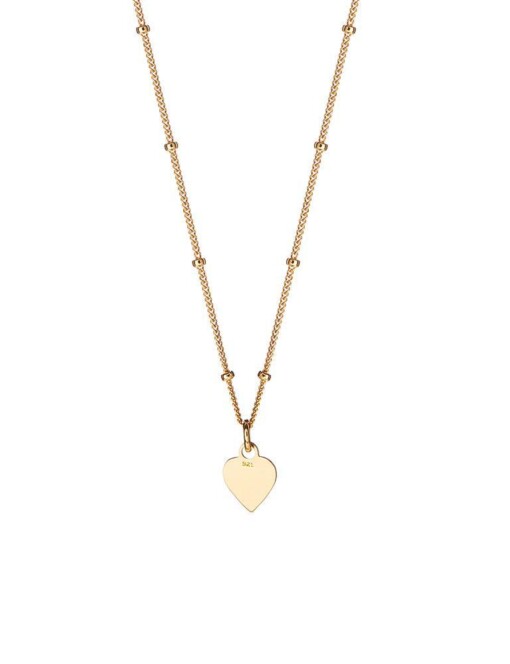Gold Plated Necklace With Heart