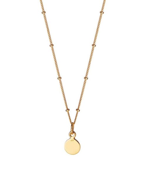 Gold Plated Necklace With Round