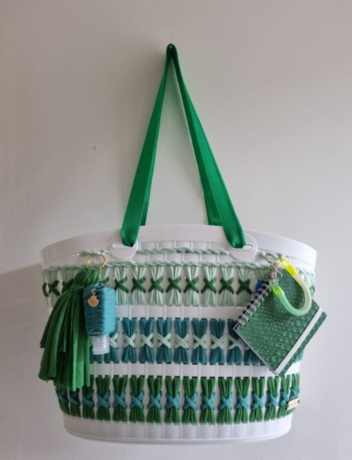 5 in 1 multi trendy boodschappentas geweven