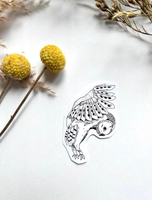 9 stickers van dieren en bloemen