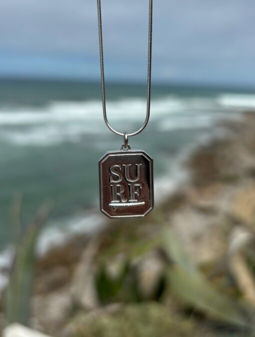 Oceaan Surfgirl Ketting Zilver