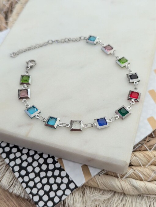 Elegant charm zilveren armband